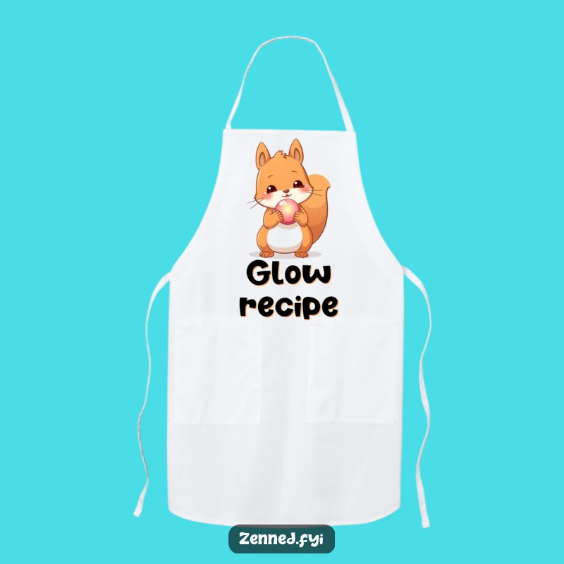 Funny Content Squirrel Orb Apron: Cook with Enchantment, Wonderful Funny Gift