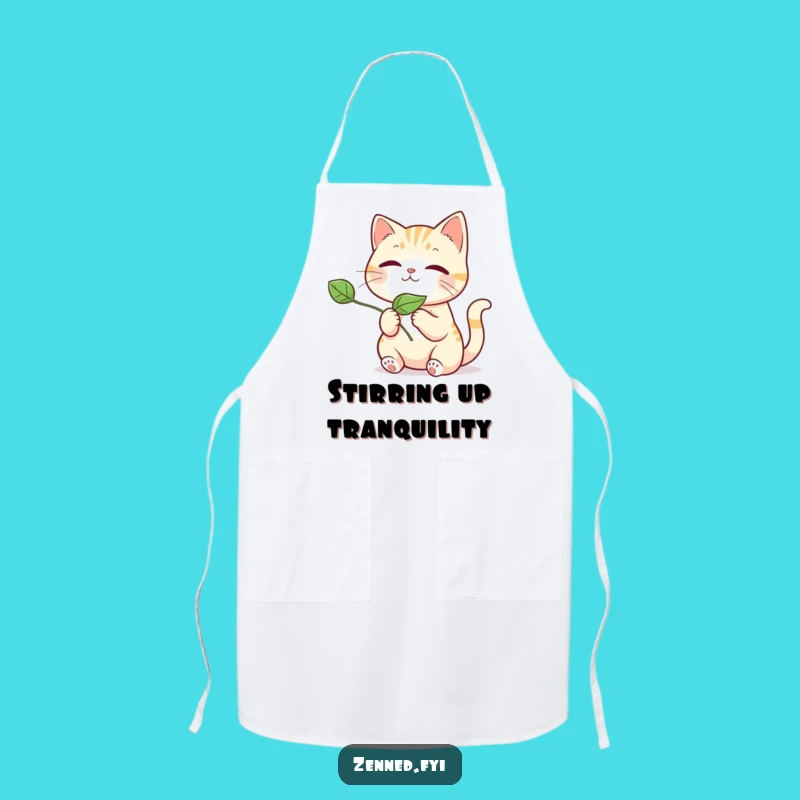 Funny Kawaii Cat Chef Apron: Cute & Whimsical Kitchen Gift
