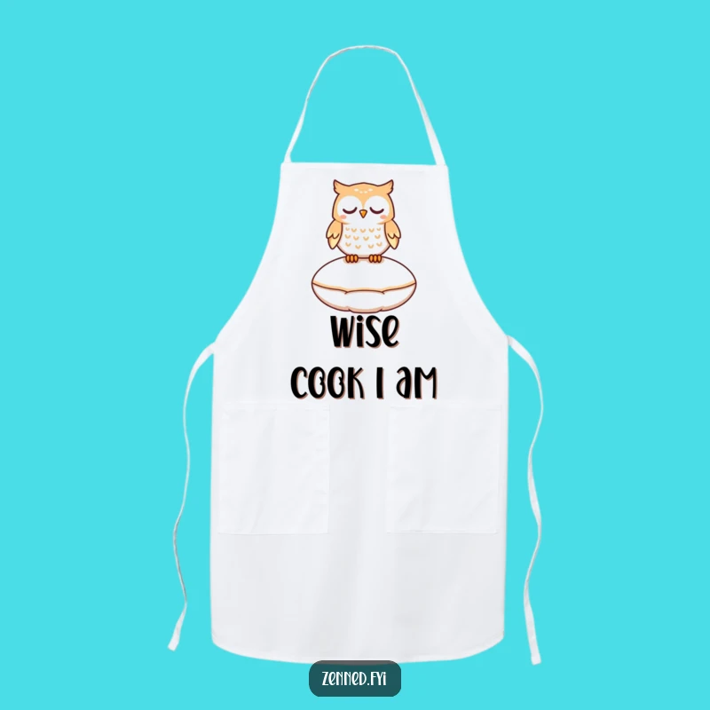 Funny Peaceful Owl Apron - Add Magic to Your Kitchen