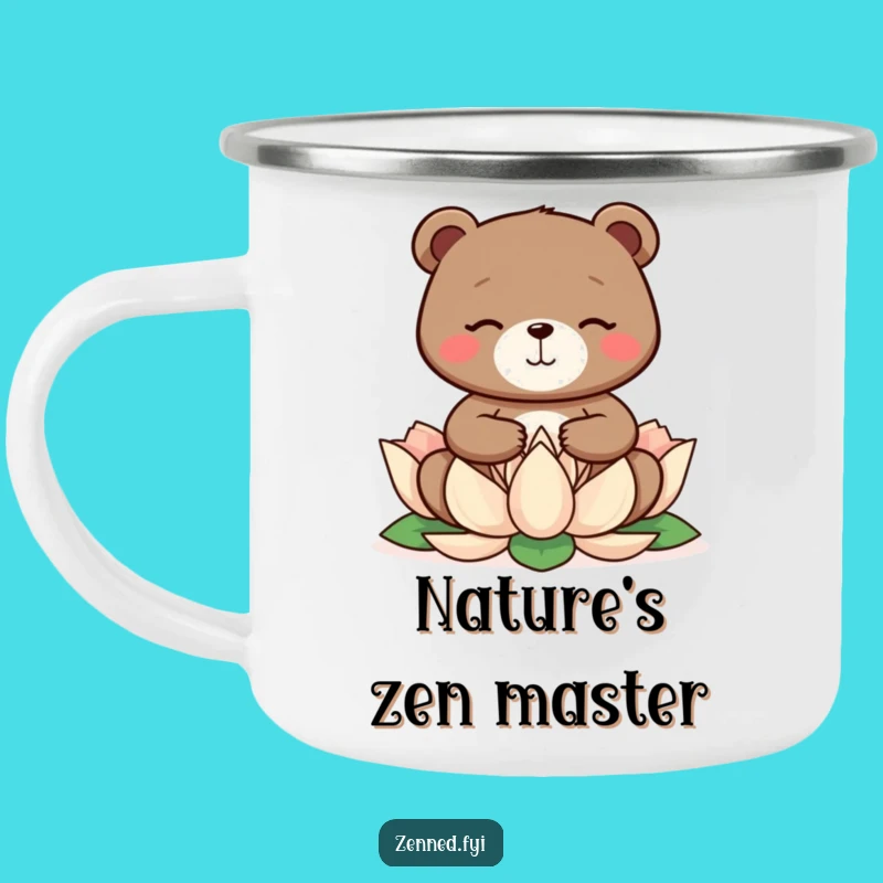 Funny Bear Adventure Mug - Hilarious Campfire Zen Gift