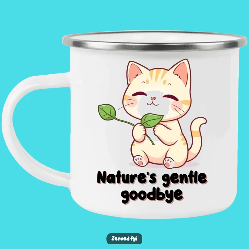 Funny Kawaii Cat Camping Mug: Durable & Cute Cat Lover Gift