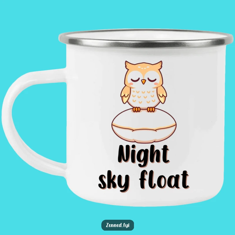 Funny Peaceful Owl Camping Mug - Your Magical Companion Outdoors