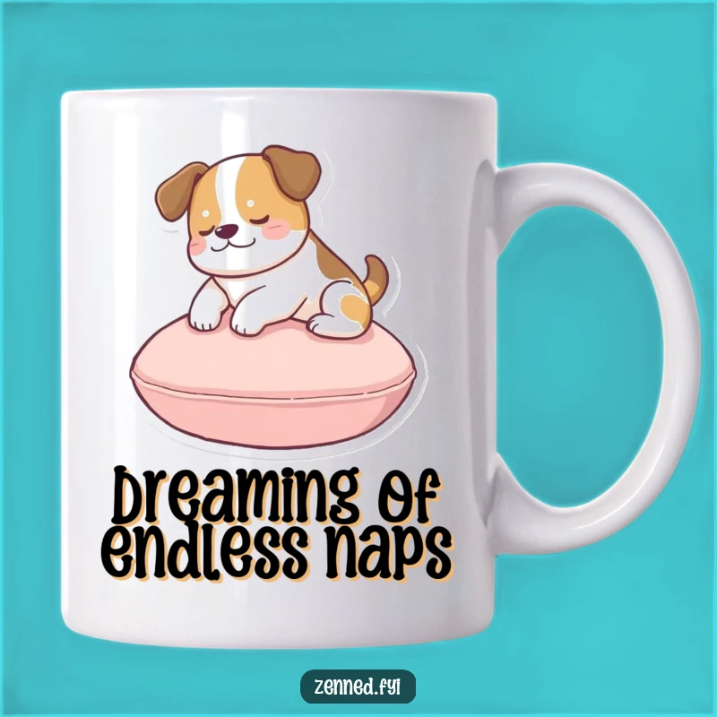 Funny Dog Cushion Mug: Hilarious Relaxation for Your Favorite Pup Lover