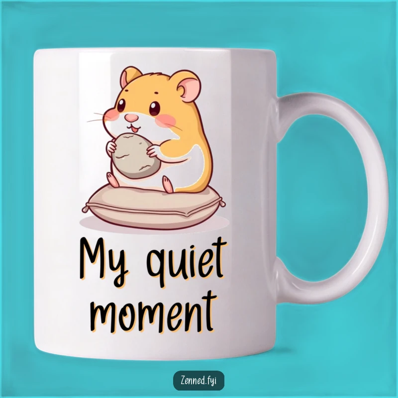 Funny Hamster Stone Mug - Content Hamster Relaxation, Perfect Gift
