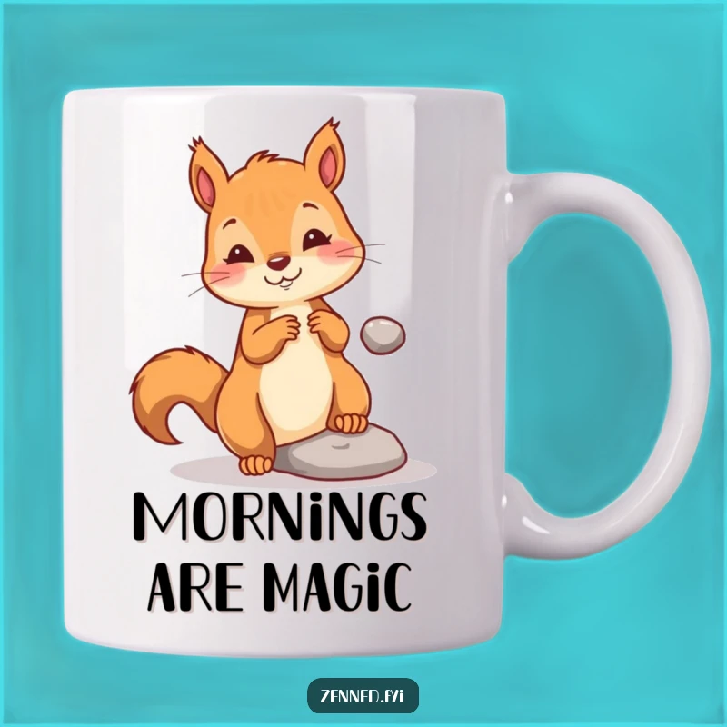 Funny Squirrel Telekinesis Mug: Playful Magic Gift for Amusers