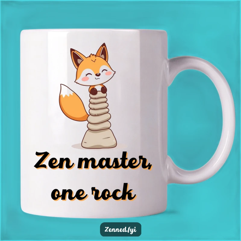 Funny Fox Zen Master Mug - The Perfect Gift for Calm & Balance Lovers