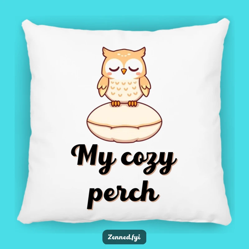 Funny Floating Owl Pillow - Cozy Magic Cushion, Perfect Whimsical Gift