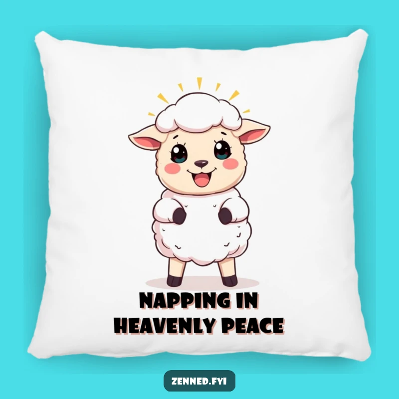 Funny Joyful Sheep Pillow - Heavenly Comfort, Soft Touch, Perfect Gift