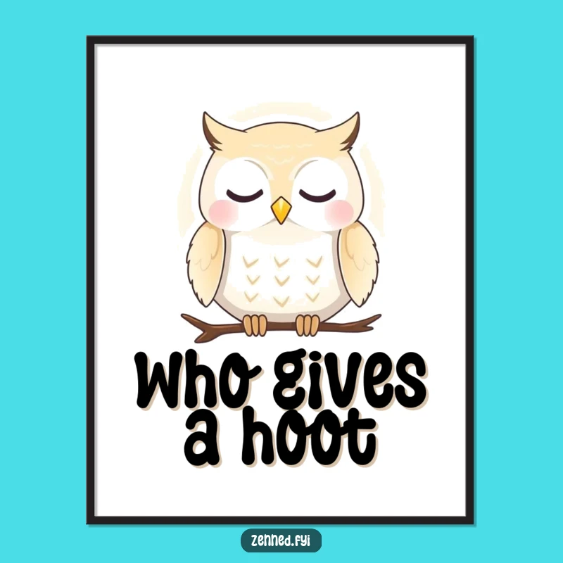 Free Printable Owl Wall Art: Peaceful Aura Downloadable Decor