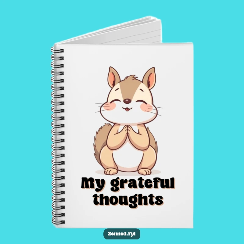 Funny Squirrel Zen Notebook - Hilarious Journal for Peaceful Thoughts & Notes