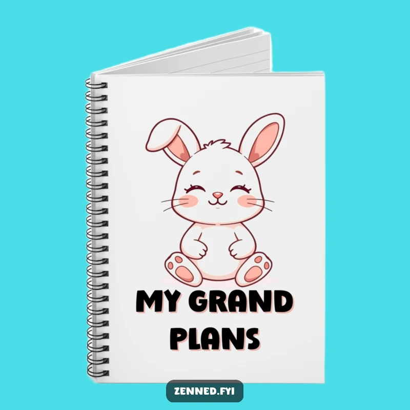 Funny Zen Bunny Notebook: Meditation Journal, Hilarious Diary for Bunny Enthusiasts
