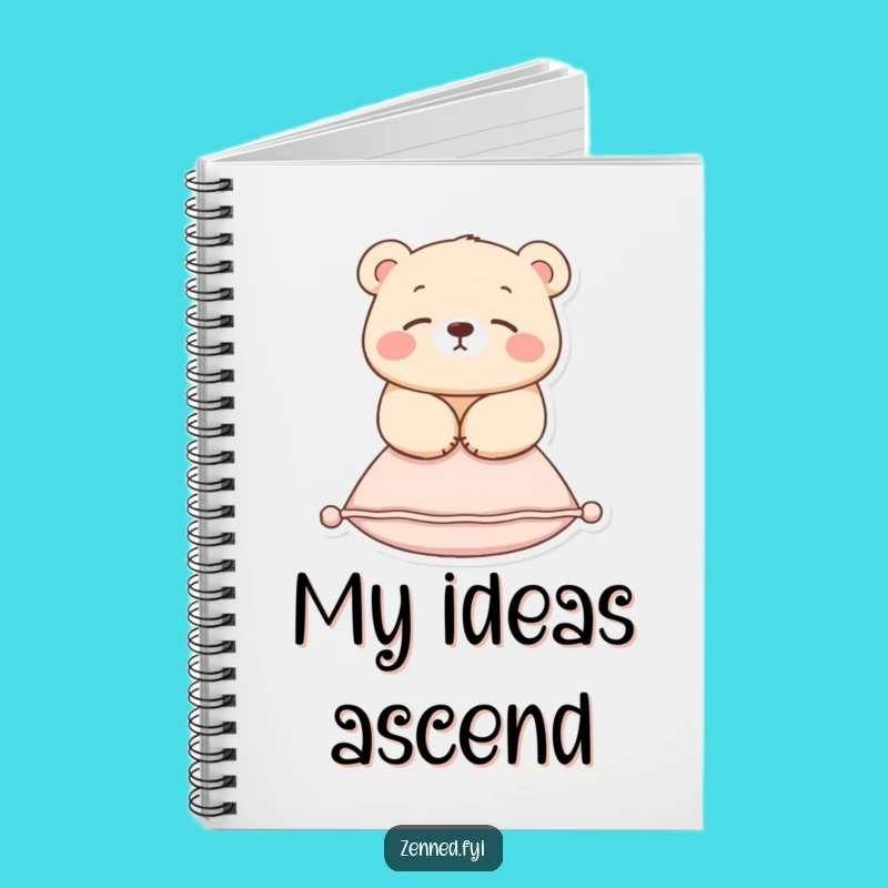 Funny Zen Bear Notebook: Serene Floating Bear Journal, Perfect For Notes & Humorous Gift