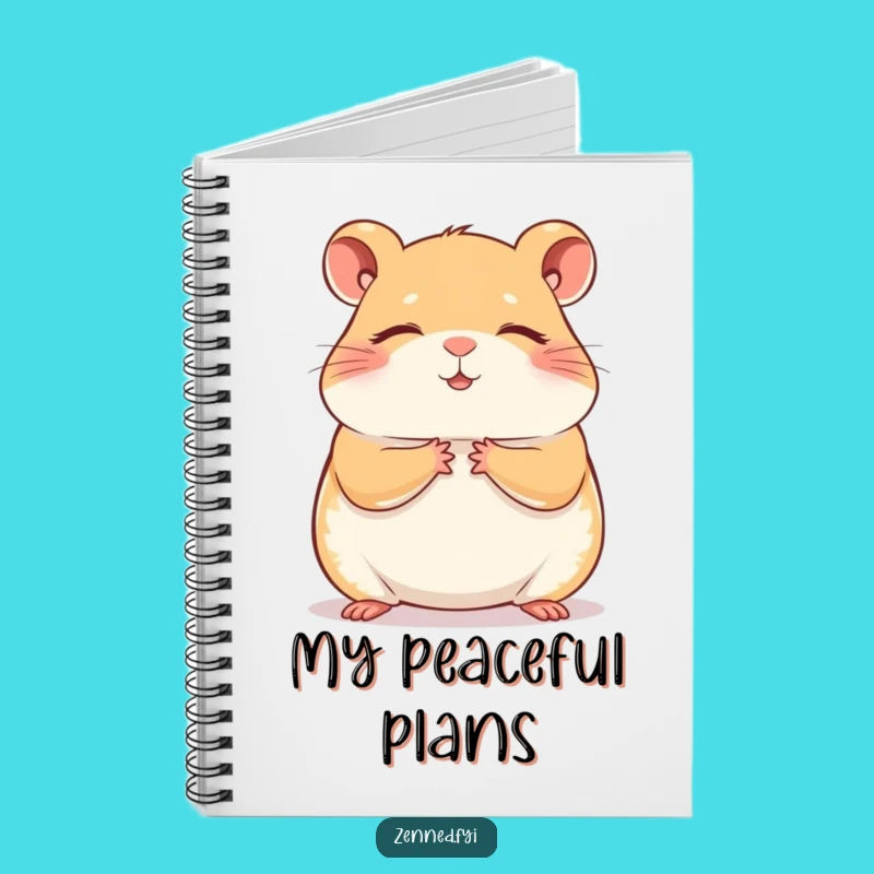 Funny Hamster Meditation Notebook: Journal Your Zen Thoughts