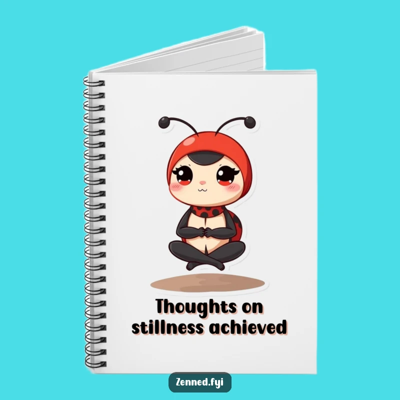Funny Ladybug Notebook: Zen Thoughts & Peaceful Musings - Hilarious Journal Gift