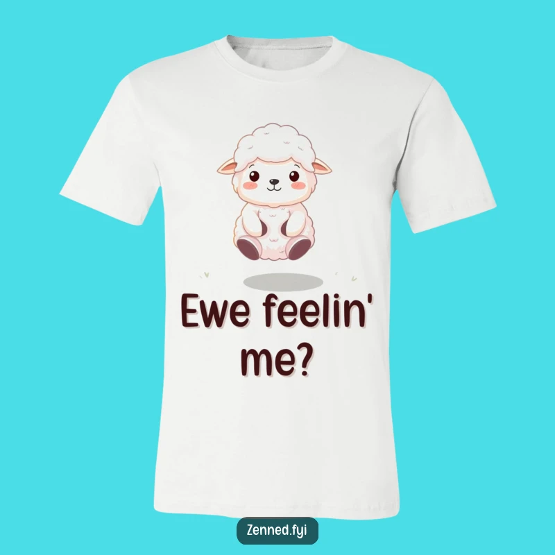 Funny Zen Sheep T-Shirt: Floating Meditation Sheep, Hilarious Yoga Tee for Relaxers