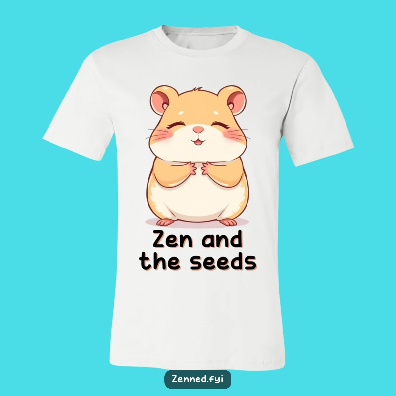 Funny Hamster Zen T-Shirt: Meditative Pet Humor Gift