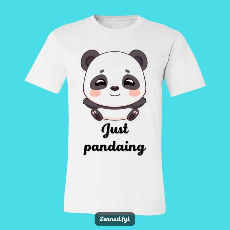 Funny Panda Breathing T-Shirt: Embrace Calmness! A Wonderful Funny Gift!