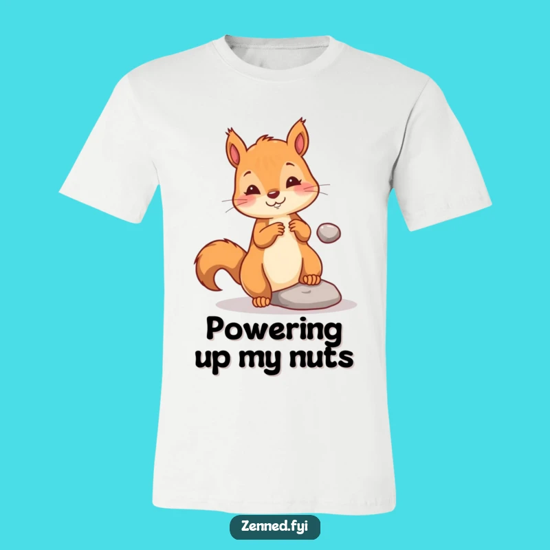 Funny Squirrel Magic T-Shirt: Playful Powers Gift for Him & Her
