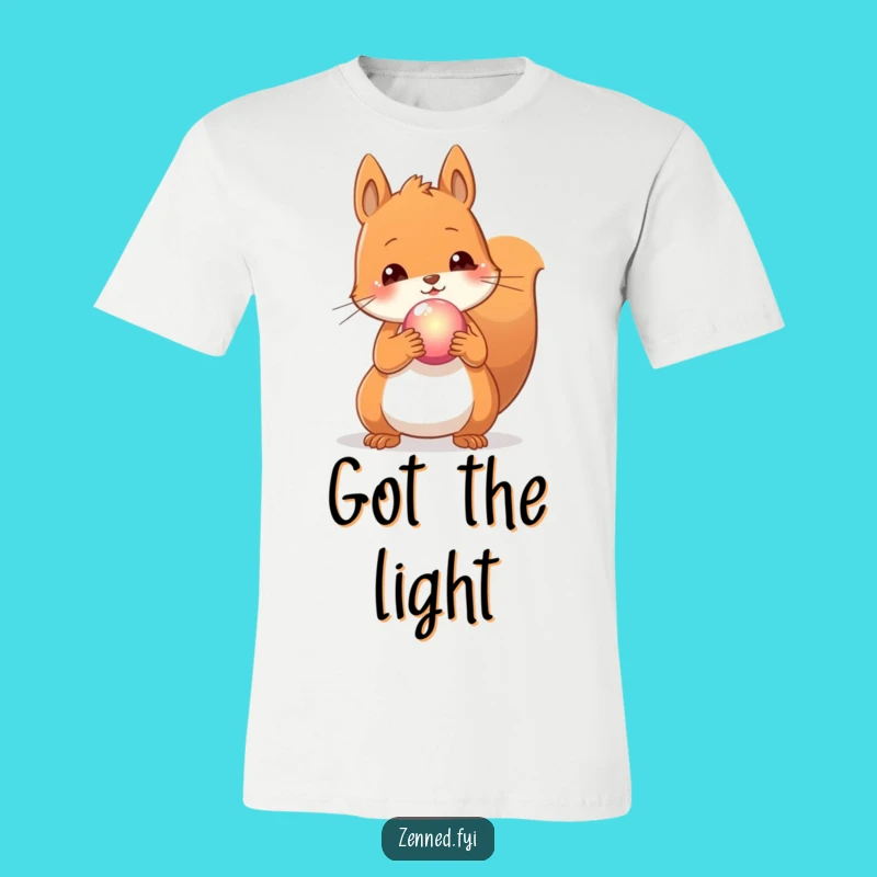 Wear a symbol of contentment and a touch of magic with this funny squirrel t-shirt. It’s a whimsical way to express your inner peace.