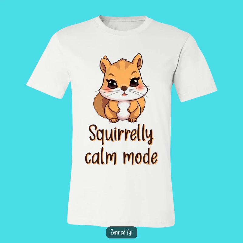 Funny Squirrel Meditation T-Shirt - Hilarious Gift for the Calm & Focused